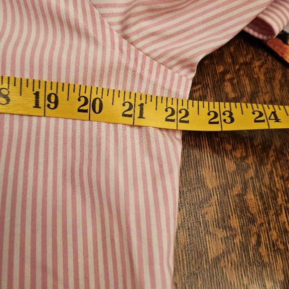 Lauren Ralph Lauren Slim Fit Pink Striped Dress Shirt - Picture 10 of 13
